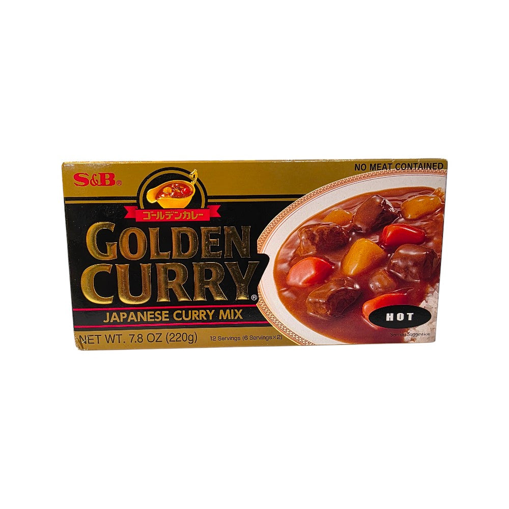 S&B GOLDEN CURRY JAPANESE CURRY MIX HOT