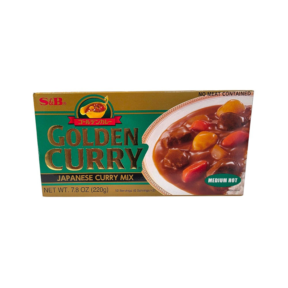 S&B GOLDEN CURRY JAPANESE CURRY MIX MEDIUM HOT