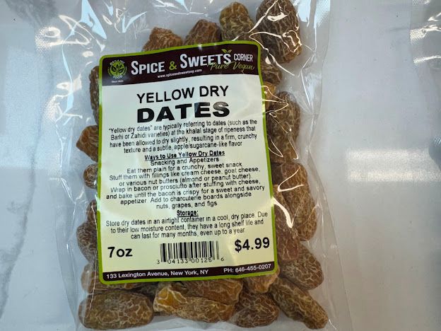 YELLOW DRY DATES