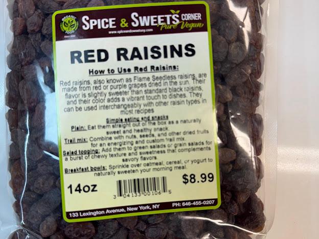 RED RAISINS