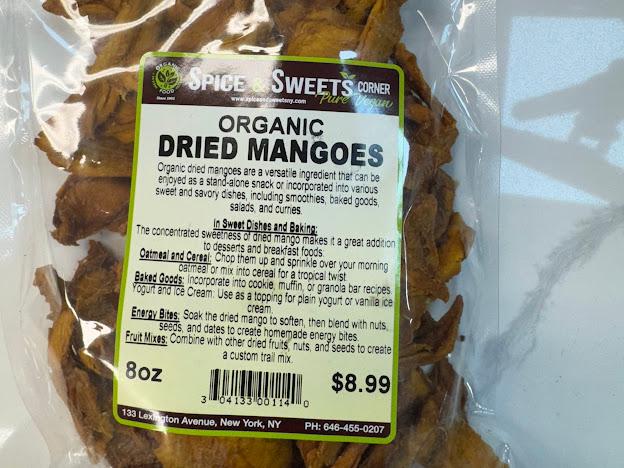 ORGANIC DRIED MANGOES