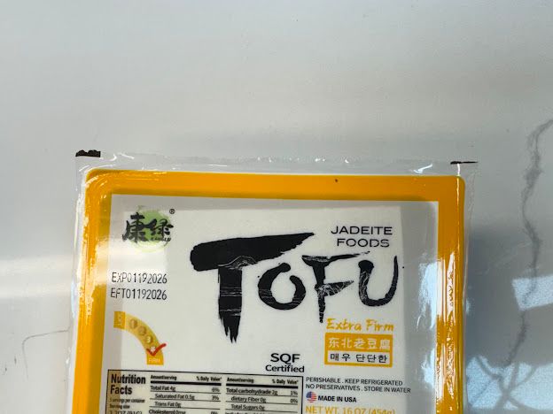 TOFU FROM JADEITE FOODS