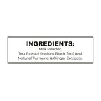 Quik Tea - Unsweetened Turmeric Ginger Chai Tea Latte - 10 Count