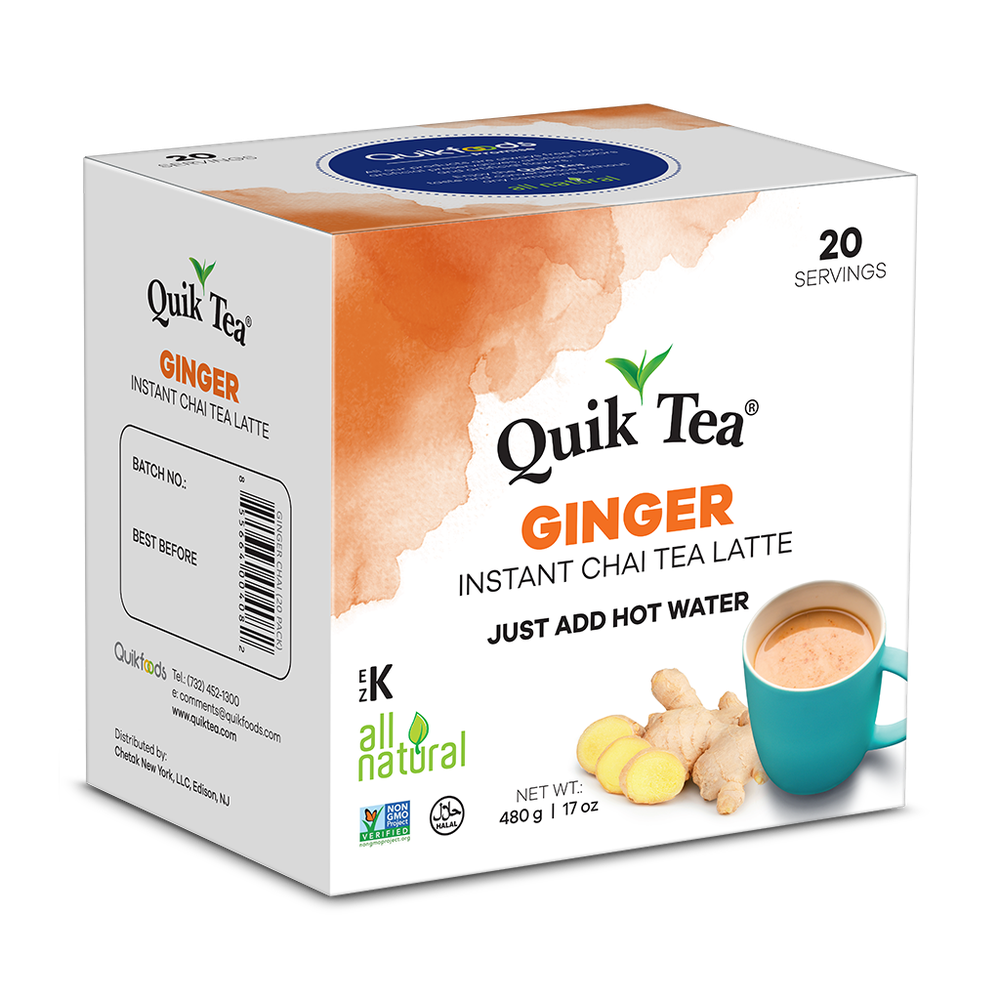 Quik Tea - Ginger Chai Tea Latte – 20 Count