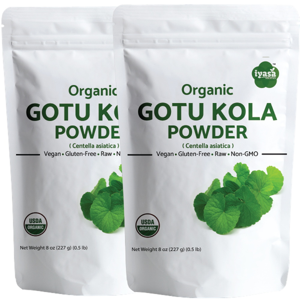 Iyasa Holistics - Organic Gotu Kola Powder - 8 oz