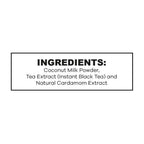 Quik Tea - Vegan Unsweetened Cardamom Chai Tea Latte - 10 Count