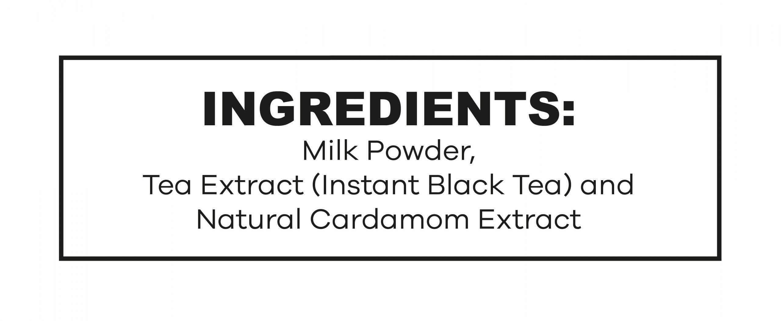 Quik Tea - Unsweetened Cardamom Chai Tea Latte - 10 Count
