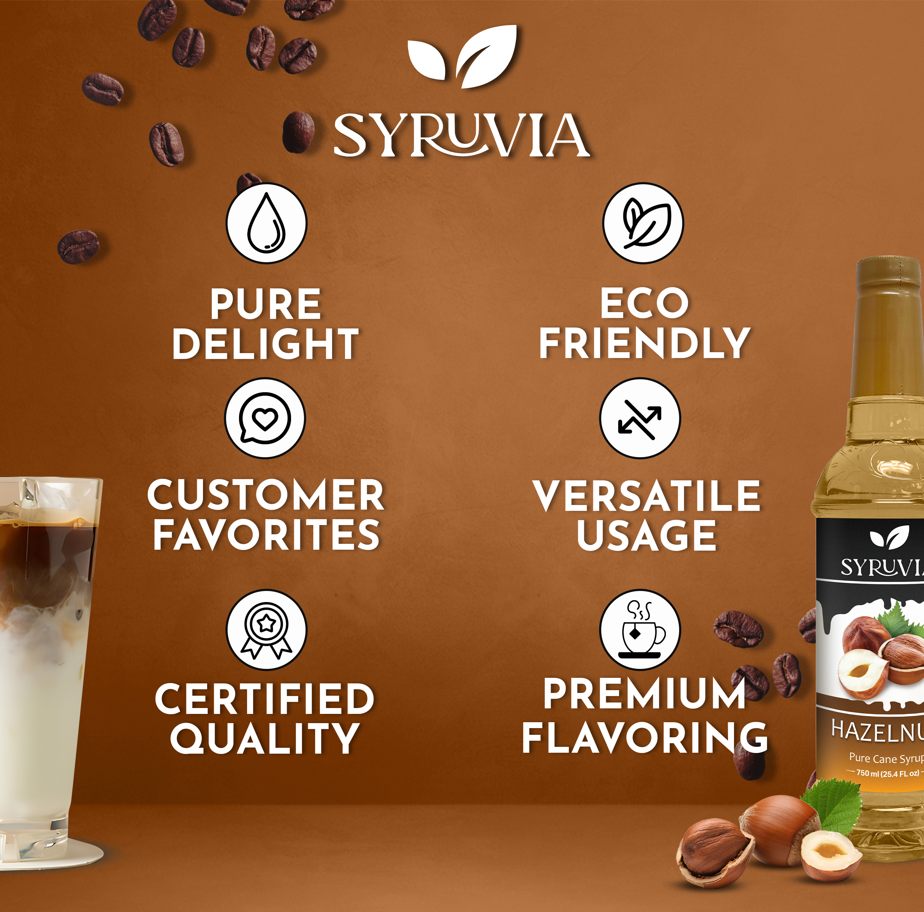 Syruvia - Hazelnut Syrup
