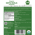 Iyasa Holistics - Organic Gotu Kola Powder - 8 oz
