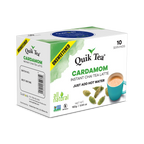 Quik Tea - Unsweetened Cardamom Chai Tea Latte - 10 Count